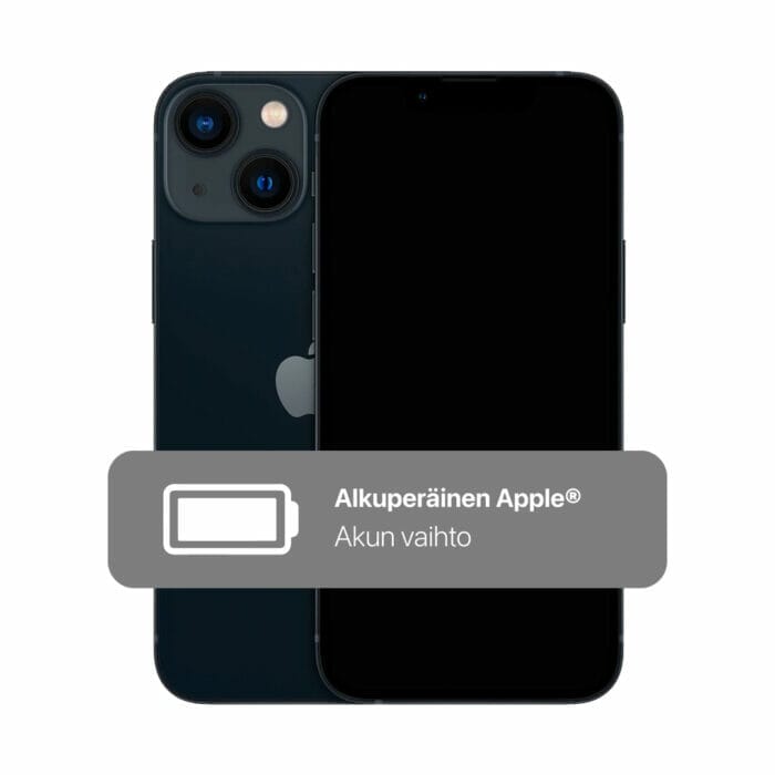 iPhone 13 Mini akun vaihto